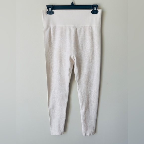 Zella Pants - Zella Seamless Jacquard Base Layer Ivory Legging